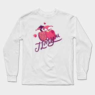 I love you, Love Owls, Cute Lovers, Valentines day Long Sleeve T-Shirt